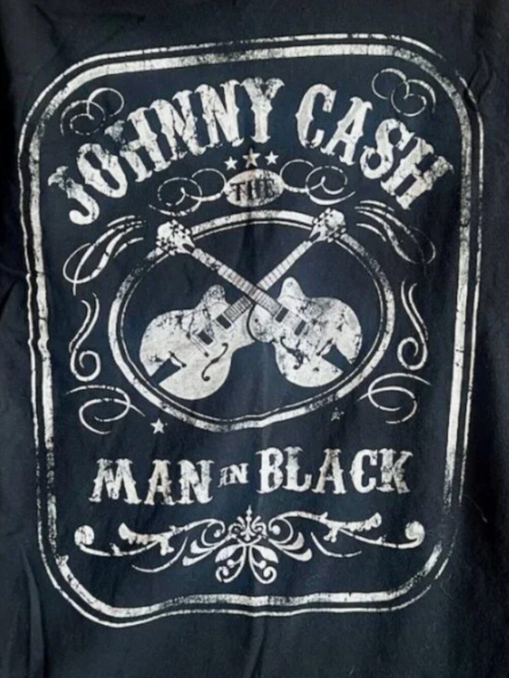 Johnny Cash Man In Black t-shirt size large